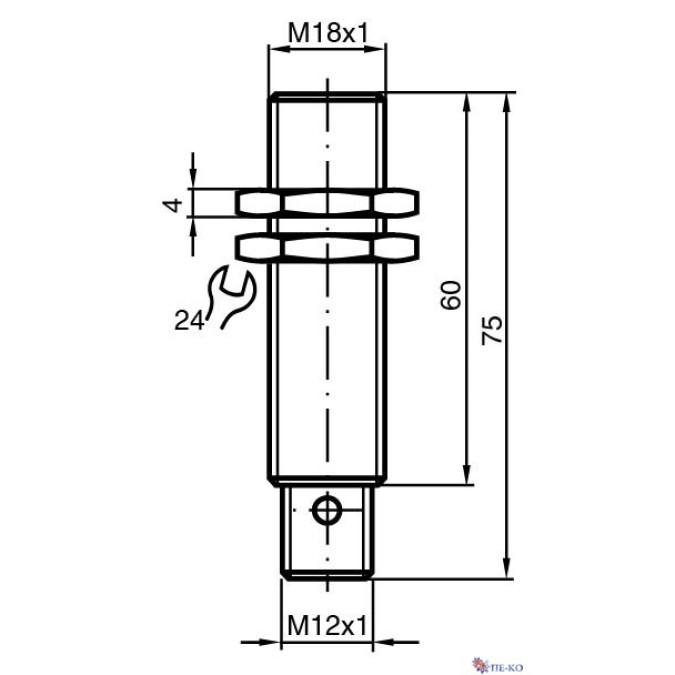 Індуктивний датчик Pepperl+Fuchs NBB8-18GM60-B3-V1