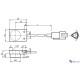 Індуктивний датчик Pepperl+Fuchs NBB8-F148P10-E2-M-0,15M-3DT04