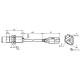 Індуктивний датчик Pepperl+Fuchs NBN12-18GM50-E2-M-150MM-3DT04