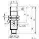 Індуктивний датчик Pepperl+Fuchs NBN15-18GM60-UO-V12