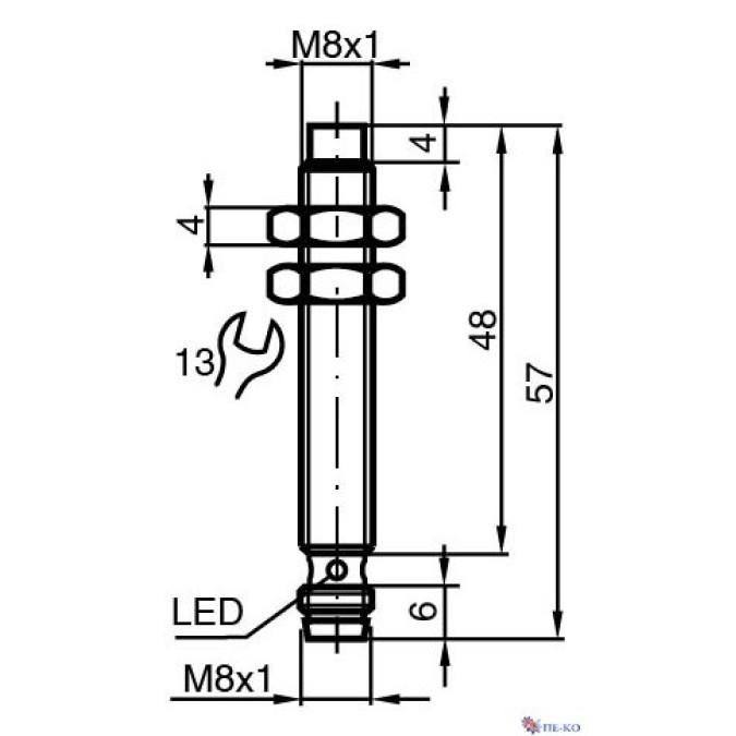 Індуктивний датчик Pepperl+Fuchs NBN2-8GM50-Z3-V3