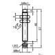 Індуктивний датчик Pepperl+Fuchs NBN2-8GM50-Z3-V3