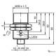 Індуктивний датчик Pepperl+Fuchs NBN25-30GM50-US-V12