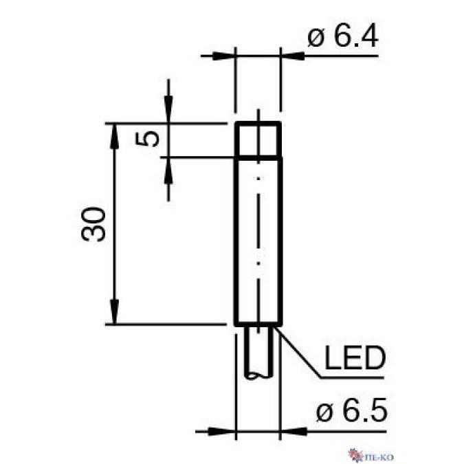 Індуктивний датчик Pepperl+Fuchs NBN3-6,5M30-E2