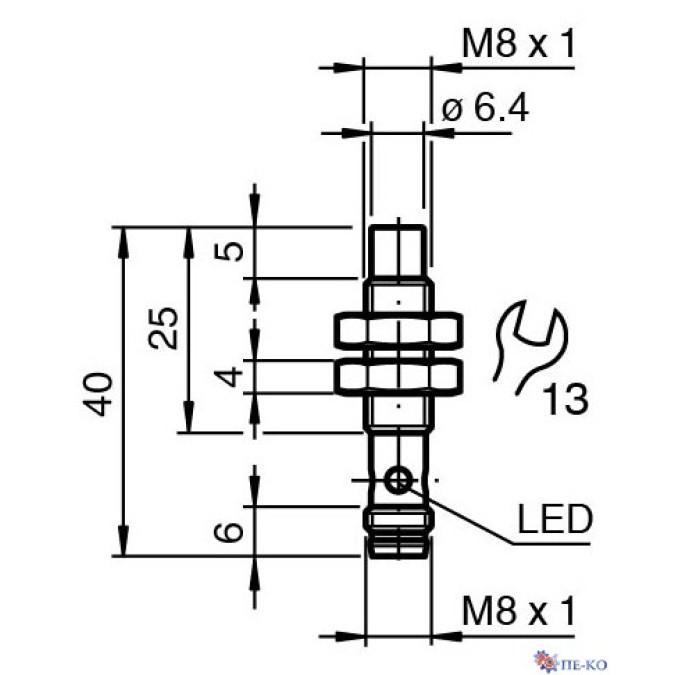 Індуктивний датчик Pepperl+Fuchs NBN3-8GM25-E2-V3