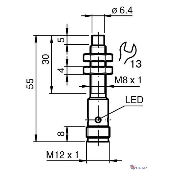 Індуктивний датчик Pepperl+Fuchs NBN3-8GM30-E0-V1