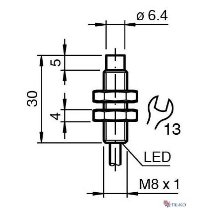 Індуктивний датчик Pepperl+Fuchs NBN3-8GM30-E3