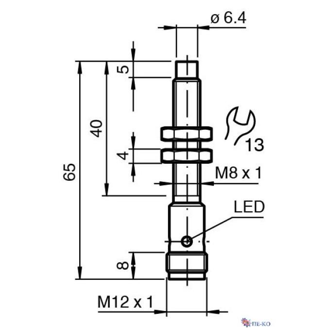 Індуктивний датчик Pepperl+Fuchs NBN3-8GM40-E2-V1