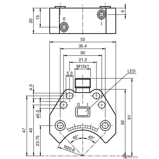 Індуктивний датчик Pepperl+Fuchs NBN3-F25-E9-V1