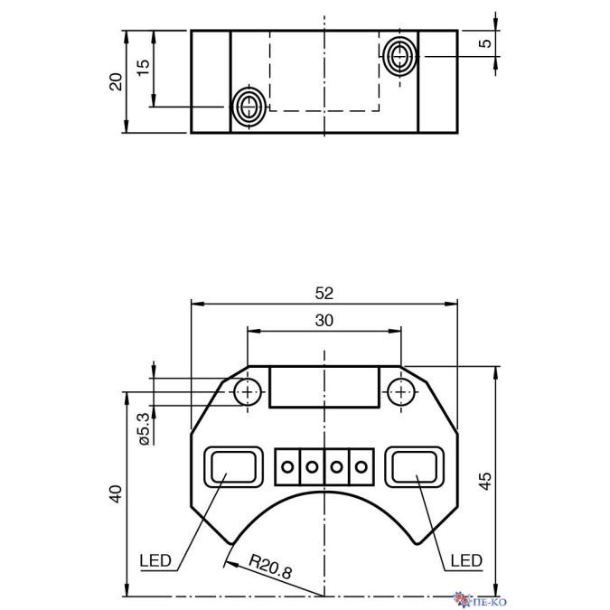 Індуктивний датчик Pepperl+Fuchs NBN3-F25F-E8-Y41365