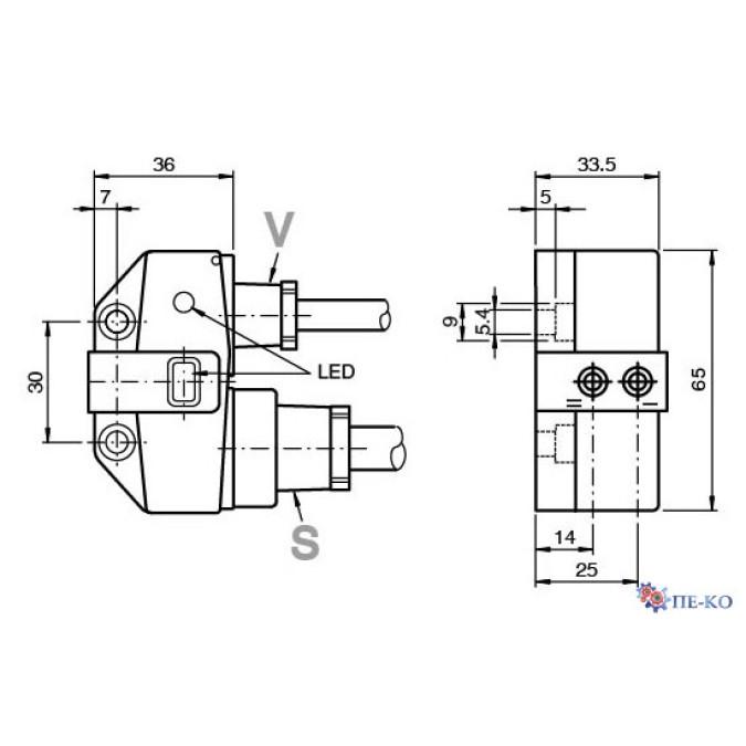 Індуктивний датчик Pepperl+Fuchs NBN3-F31-Z8-K-K