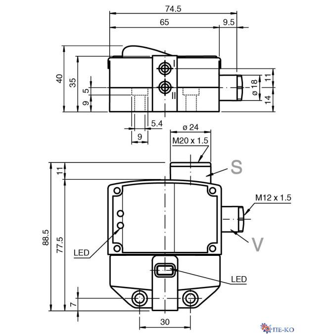 Індуктивний датчик Pepperl+Fuchs NBN3-F31K-E8-K