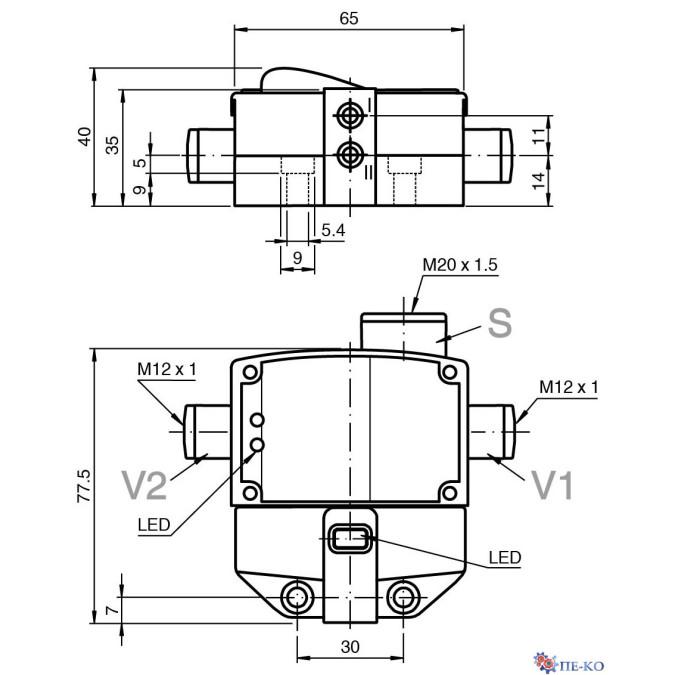 Індуктивний датчик Pepperl+Fuchs NBN3-F31K-E8-V1-V1