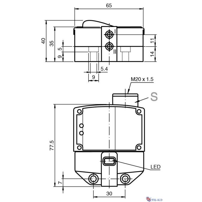 Індуктивний датчик Pepperl+Fuchs NBN3-F31K-E8-Y114754