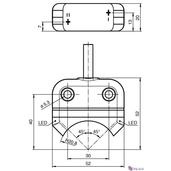Індуктивний датчик Pepperl+Fuchs NBN4-F25-2Z4L