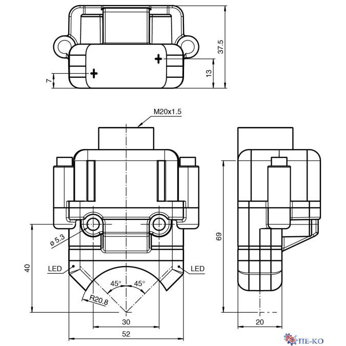 Індуктивний датчик Pepperl+Fuchs NBN4-F25K-2Z4L