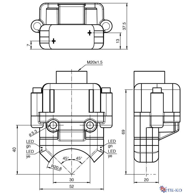 Індуктивний датчик Pepperl+Fuchs NBN4-F25K-E8