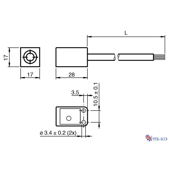 Індуктивний датчик Pepperl+Fuchs NBN5-F7A-E2-Y70129868