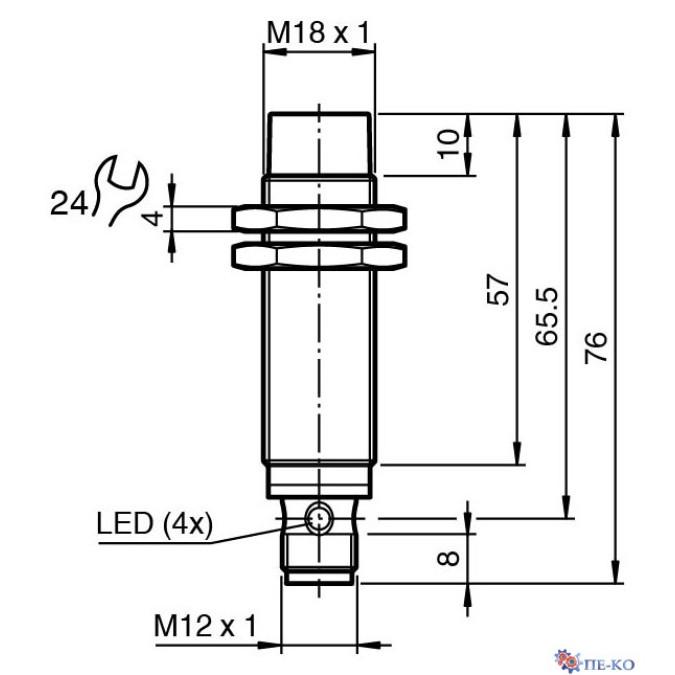 Індуктивний датчик Pepperl+Fuchs NBN8-18GM60-A2-V1