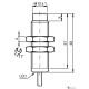 Індуктивний датчик Pepperl+Fuchs NCN4-12GM40-Z0-3G-3D