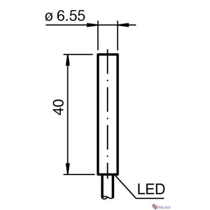 Індуктивний датчик Pepperl+Fuchs NEB3-6,5M40-E2-PUR