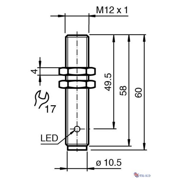 Індуктивний датчик Pepperl+Fuchs NEB6-12GM50-E3-V1