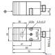Індуктивний датчик Pepperl+Fuchs NJ15-M1-E2-V1-Y222496