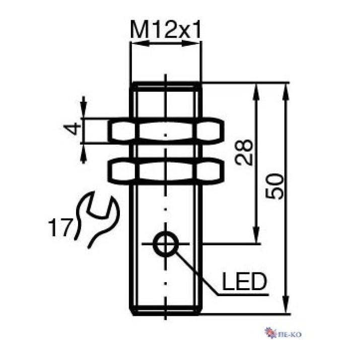 Індуктивний датчик Pepperl+Fuchs NJ2-12GM40-E-V1
