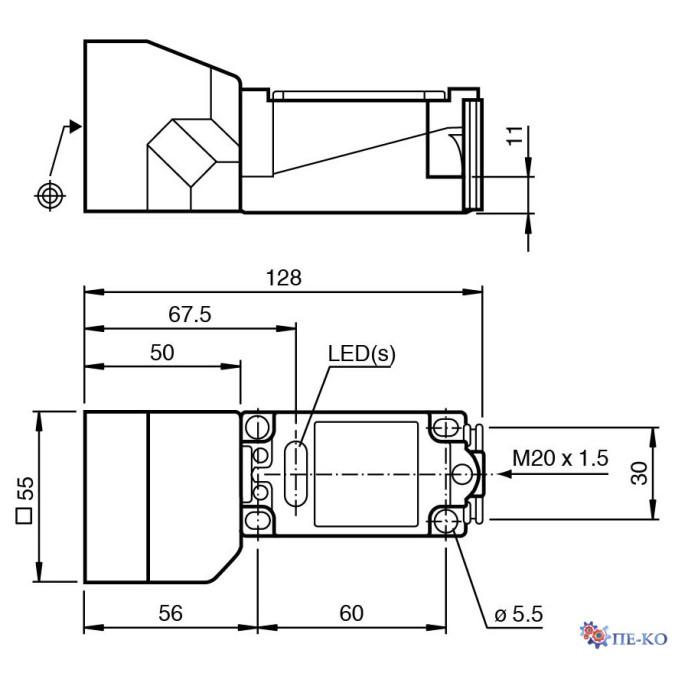 Індуктивний датчик Pepperl+Fuchs NJ30P+U1+A2