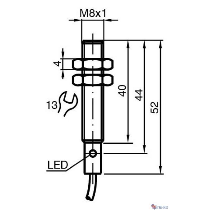 Індуктивний датчик Pepperl+Fuchs NMB1,5-8GM50-E2-FE
