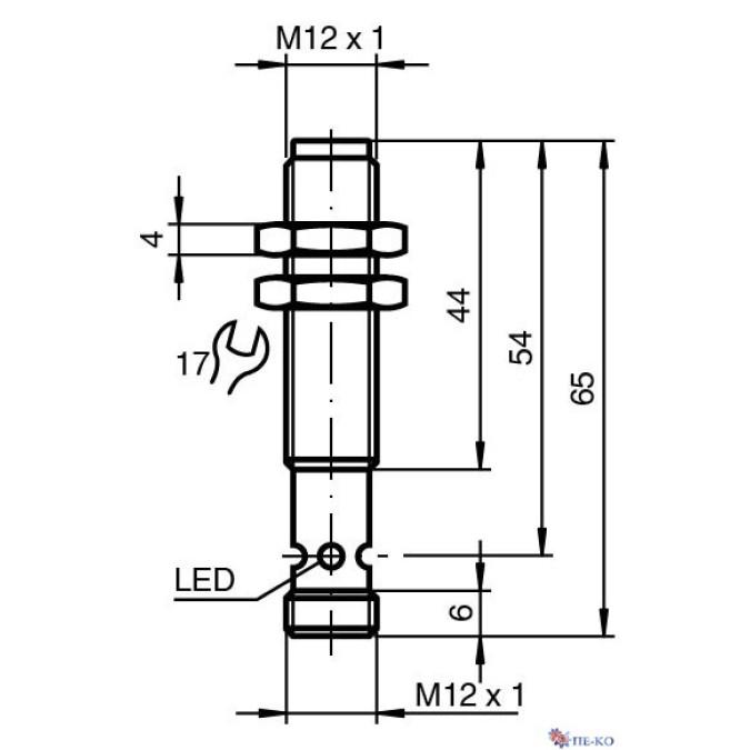 Індуктивний датчик Pepperl+Fuchs NMB2-12GM65-E0-NFE-V1