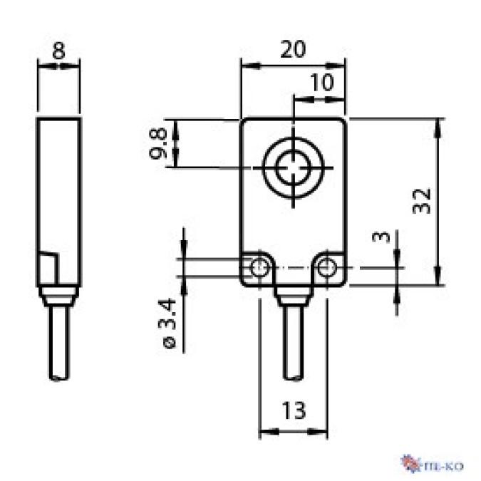 Індуктивний датчик Pepperl+Fuchs NMB6-F104M-E1-FE