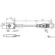 Індуктивний датчик Pepperl+Fuchs NMB6-F104M-E2-C-FE-200MM-V1