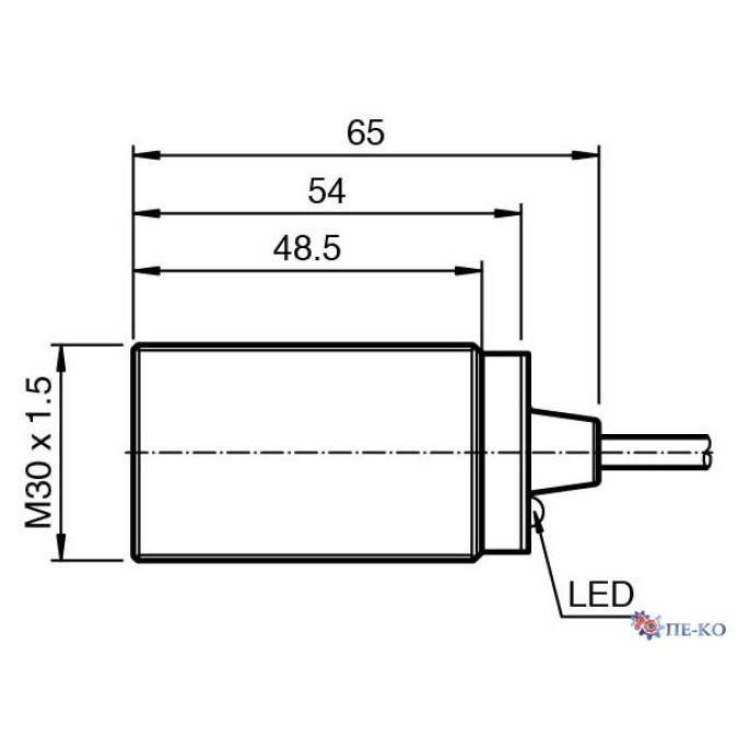 Індуктивний датчик Pepperl+Fuchs NSB10-30GM50-2E2-M1-S2D2