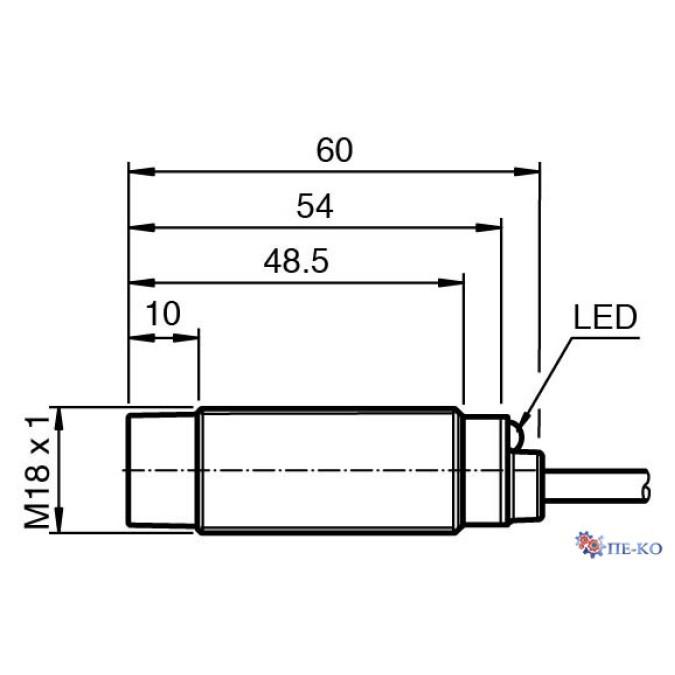 Індуктивний датчик Pepperl+Fuchs NSN8-18GH50-2E2-M1-S2D2