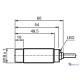 Індуктивний датчик Pepperl+Fuchs NSN8-18GM50-2E2-PUR-S2D2