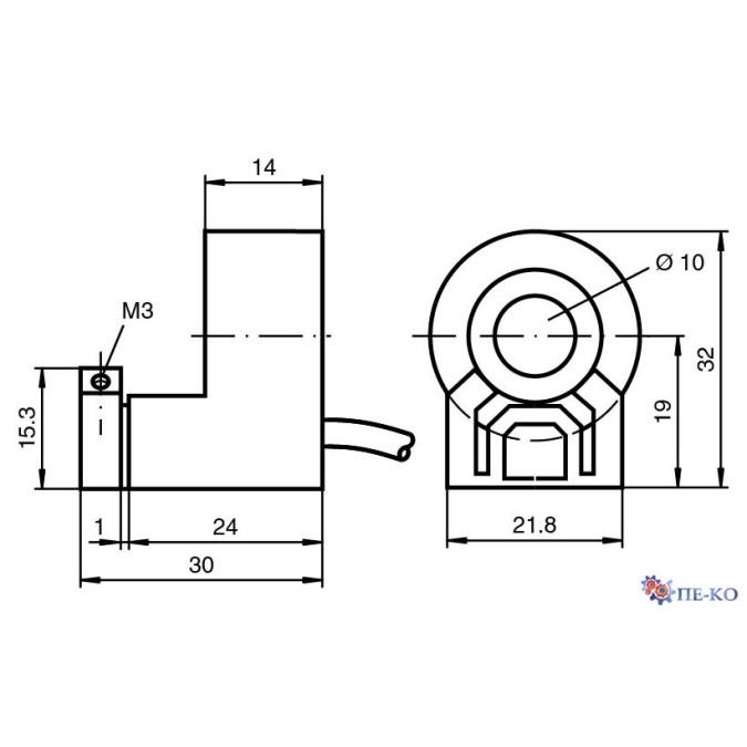 Індуктивний датчик Pepperl+Fuchs RC10-14-N3-Y115614