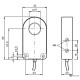 Індуктивний датчик Pepperl+Fuchs RJ21-E2-0,1M-V1