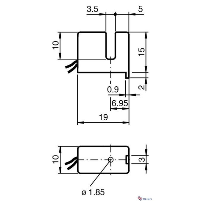 Індуктивний датчик Pepperl+Fuchs SC3,5-N0-Y106570
