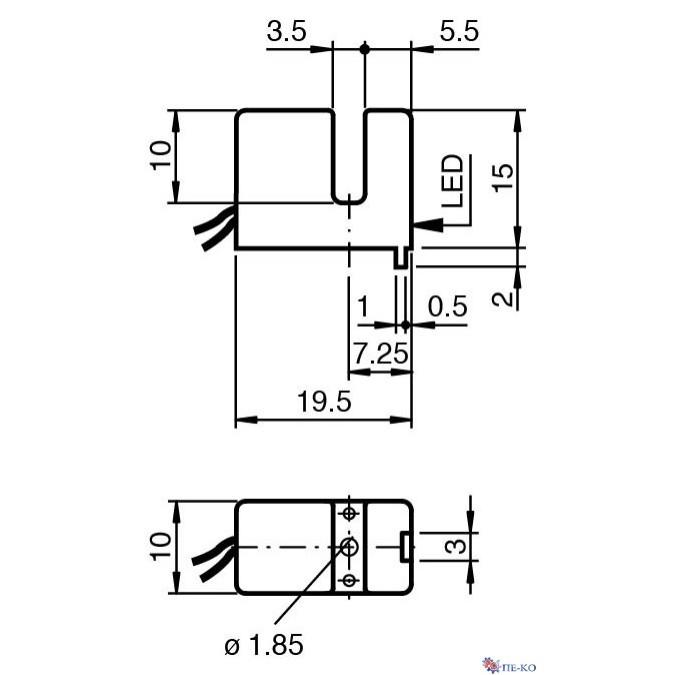 Індуктивний датчик Pepperl+Fuchs SC3,5-N0-YE