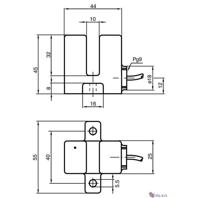 Індуктивний датчик Pepperl+Fuchs SJ10-N-5M