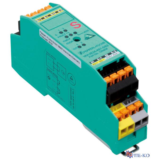 Модуль безпеки AS-Interface Pepperl+Fuchs VAA-2E2A-KE1P-S/E2