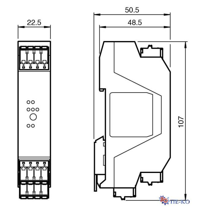 Модуль безпеки AS-Interface Pepperl+Fuchs VAA-2E2A-KE1P-S/E2