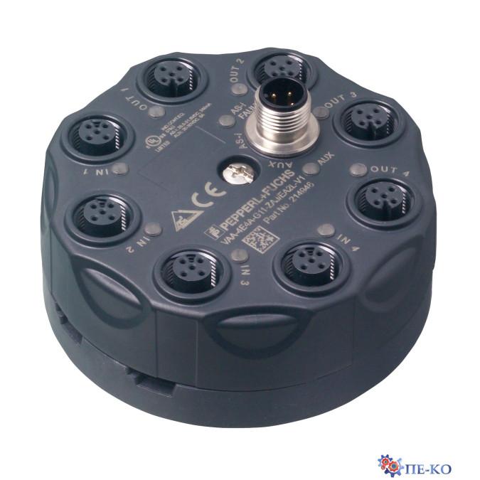 Модуль AS-Interface Pepperl+Fuchs VAA-4E4A-G11-ZAJ/EA2L-V1