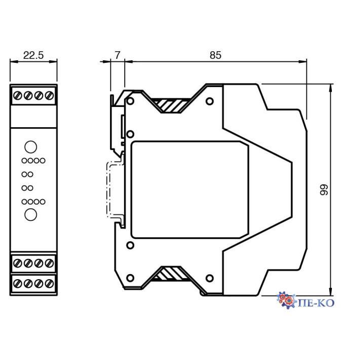 Передавач даних AS-Interface Pepperl+Fuchs VAA-4E4A-KE2-DK