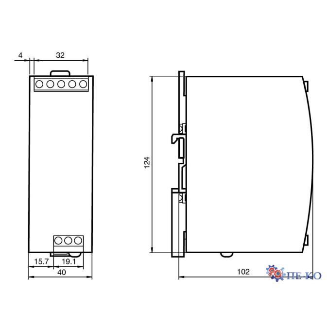 Блок живлення AS-Interface Pepperl+Fuchs VAN-24DC-K28