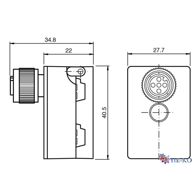 Розгалужувач AS-Interface Pepperl+Fuchs VAZ-2T1-FK-G10-V1