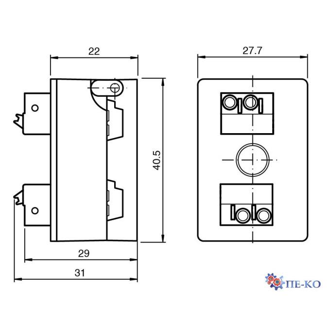 Розгалужувач AS-Interface Pepperl+Fuchs VAZ-T1-FK-G10-CLAMP1