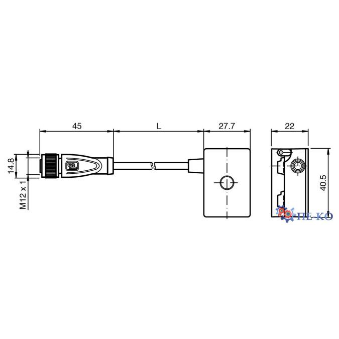 Модуль AS-Interface Pepperl+Fuchs VBA-2E2A-G10-Z/E2J-1M-V15-G