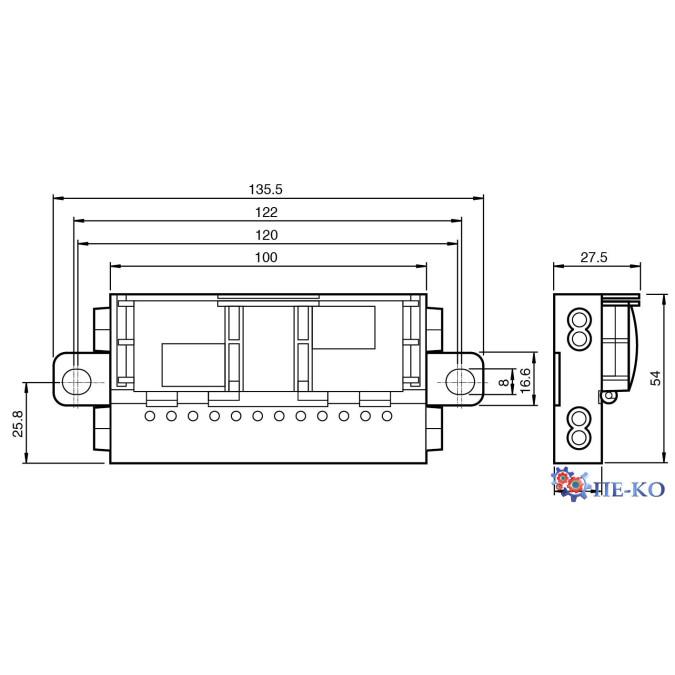 Модуль моторного ролика ASi Pepperl+Fuchs VBA-4E4A-G20-ZEJ/M48L-P12
